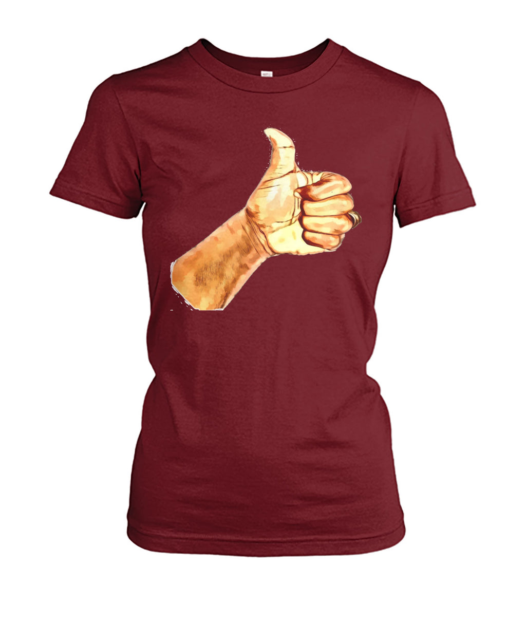 Thumbs Up Shirt Women's Crew Tee