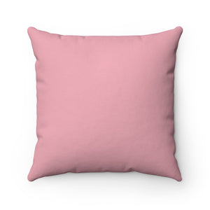 Pink and Green K Pillow