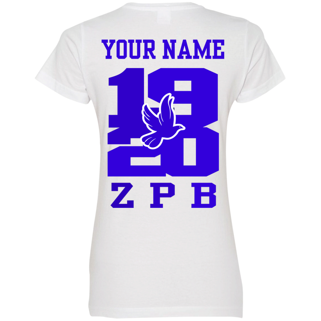 Zeta Phi Beta Custom Name Tee