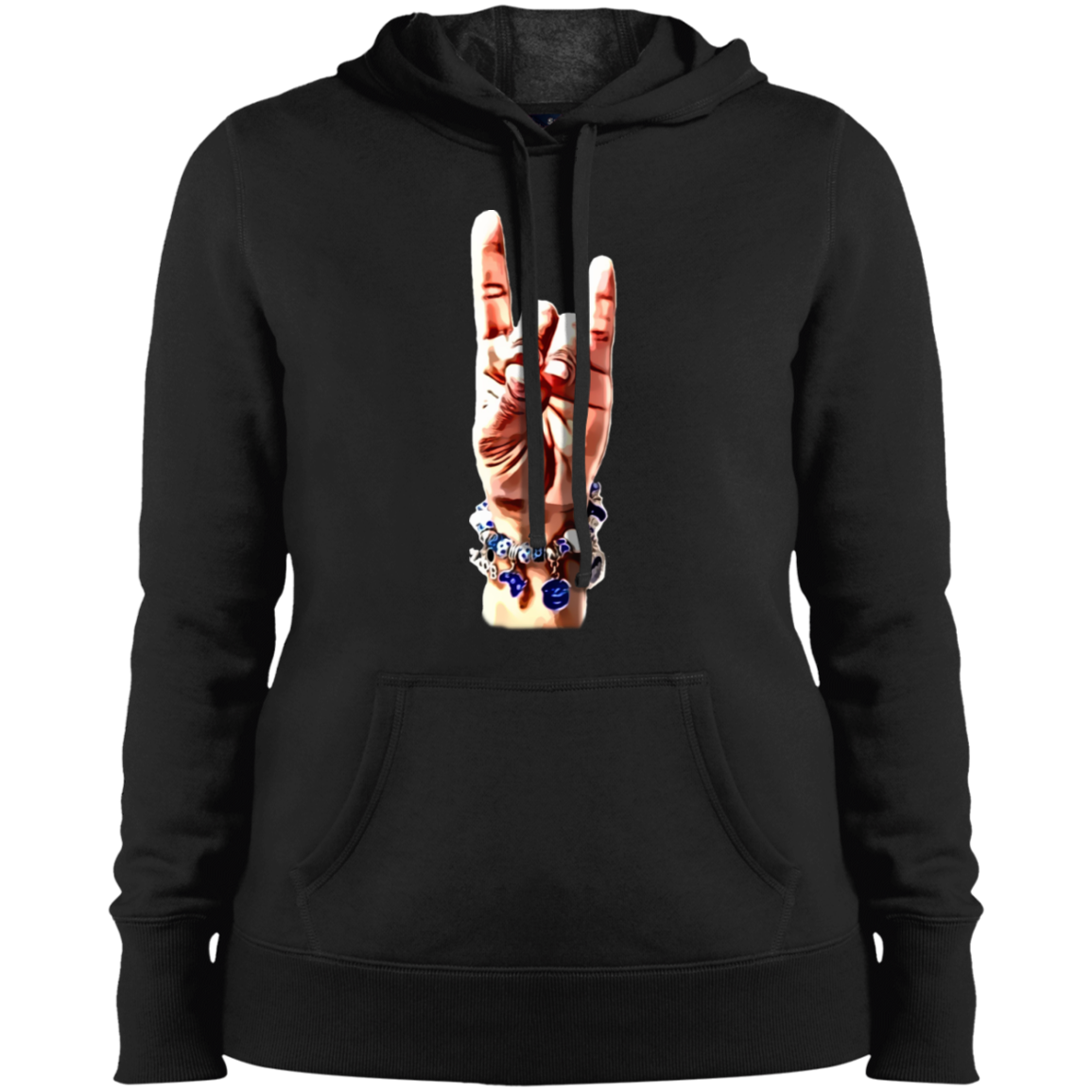 1920 Art Hand Pullover Hooded Sweatshirt