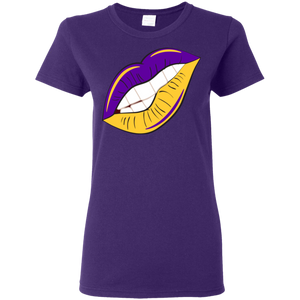 Purple and Gold Women's Cut