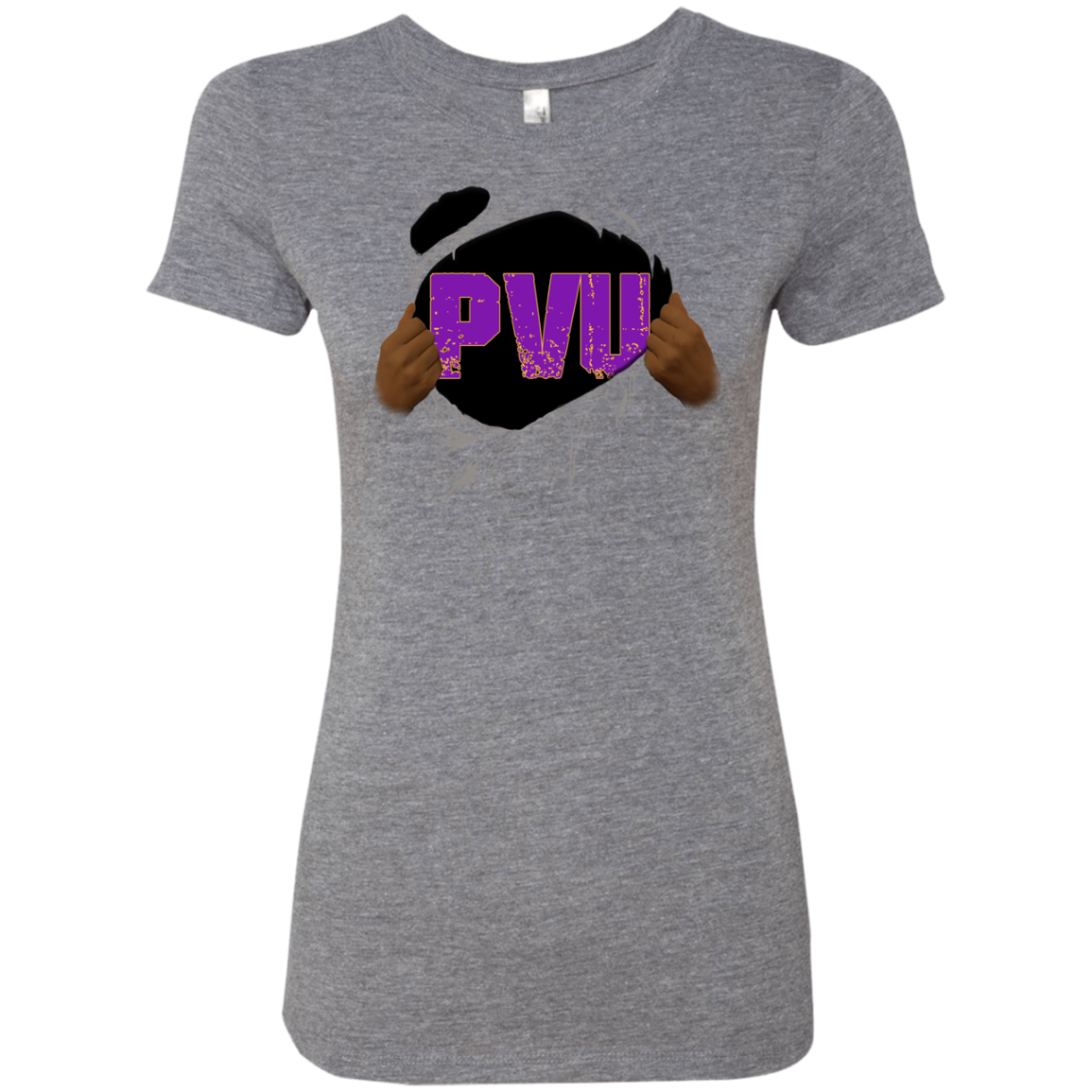 PVU Ripped Triblend T-Shirt VERY SLIM FIT Very Soft Material