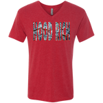 Hood Rich Men's Triblend V-Neck T-Shirt