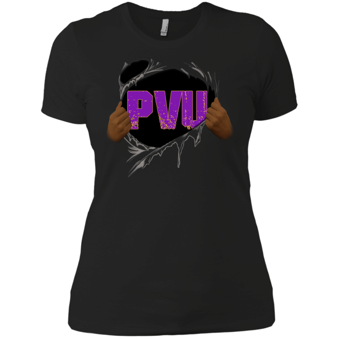 PVU Ripped Boyfriend T-Shirt ( Slim FIt)