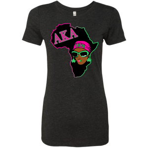 Africa AKA-B Ladies' Triblend T-Shirt "SUPER SLIM FIT"