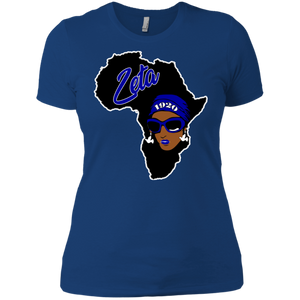 African Zeta Ladies' Boyfriend T-Shirt