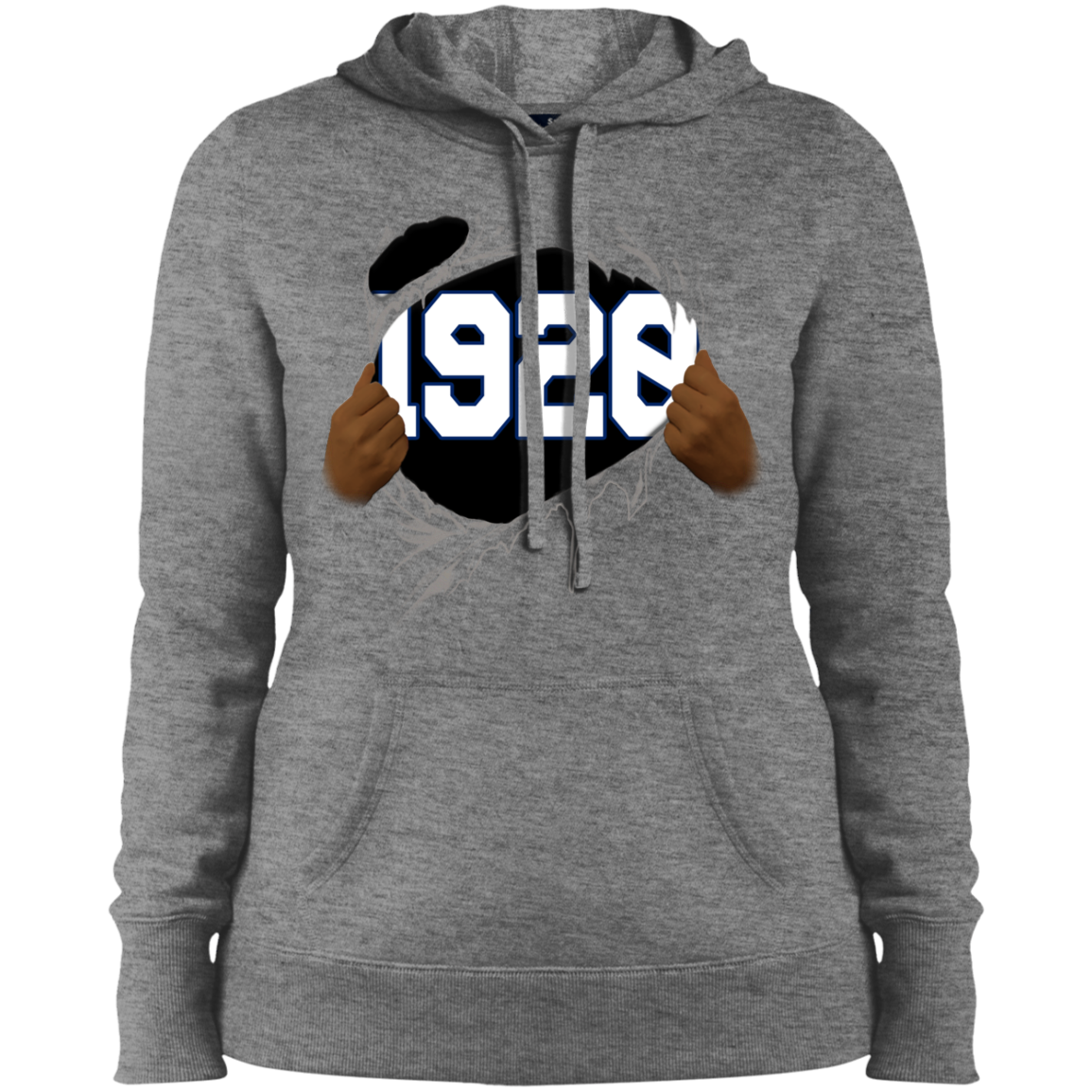 1920 Ripped Hooded Sweatshirt