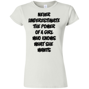 Girl Power-White Soft Style Fitted