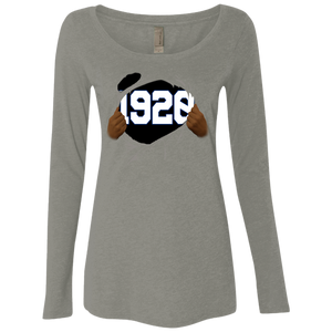 1920 Ripped Ladies' Triblend LS Scoop