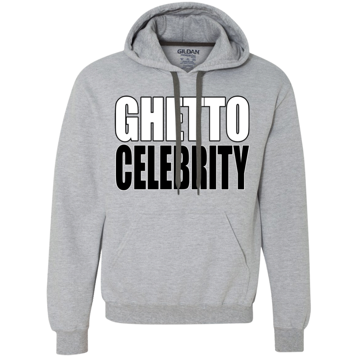 Ghetto Celebrity Heavyweight Pullover Fleece Sweatshirt