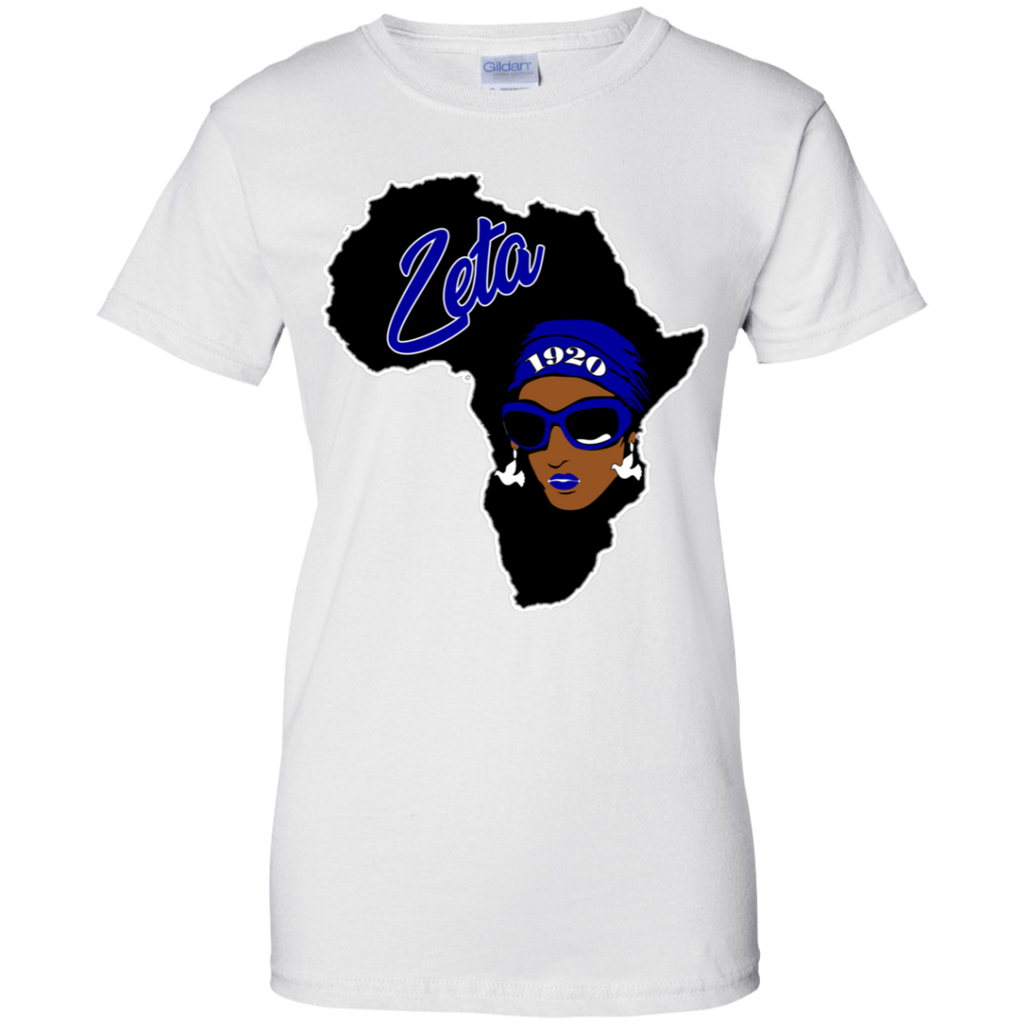 African Zeta Ladies' 100% Cotton T-Shirt