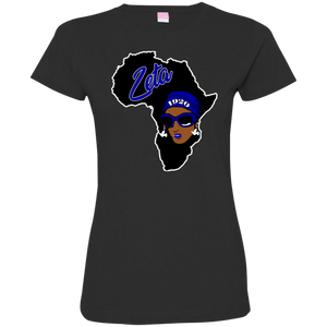 African Zeta Ladies' Fine Jersey T-Shirt