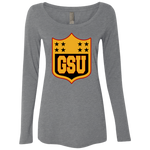 GSU Stars Ladies' Triblend LS Scoop