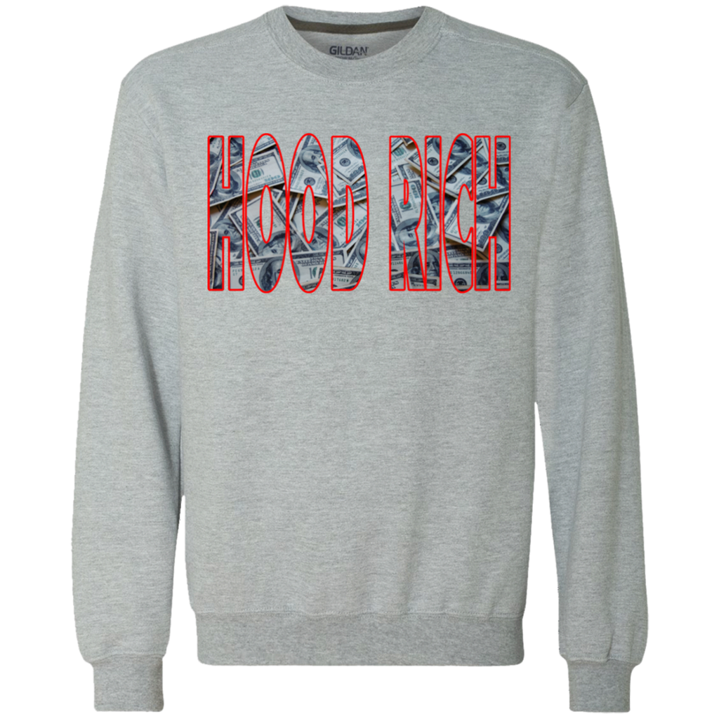 Hood Rich Heavyweight Crewneck Sweatshirt 9 oz.