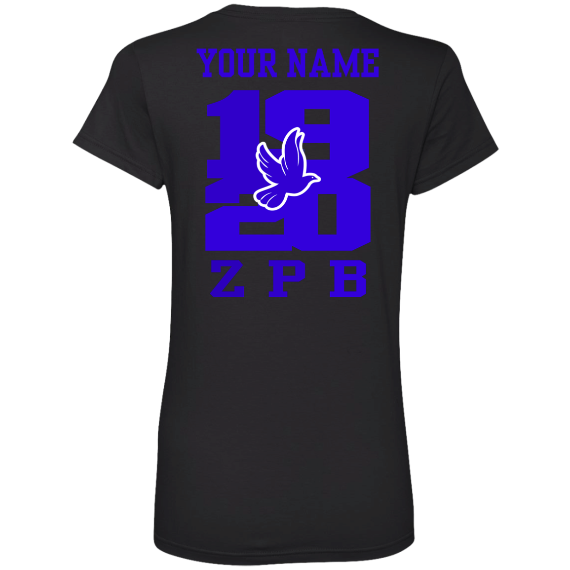 Zeta Phi Beta Custom V-Neck Tee