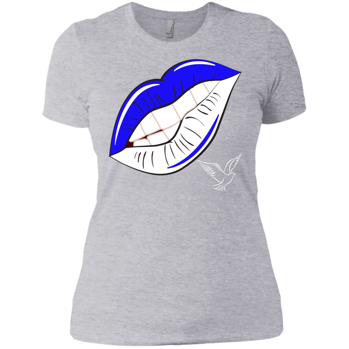 Zeta Lips Dove Boyfriend T-Shirt