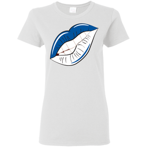 Tennessee State Sexy Lips Ladies T-Shirt