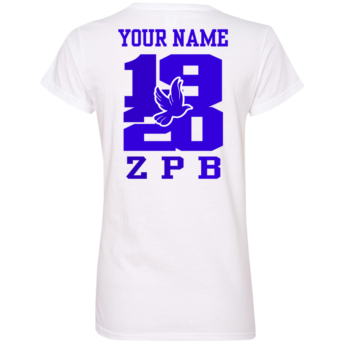 Zeta Phi Beta Custom V-Neck Tee