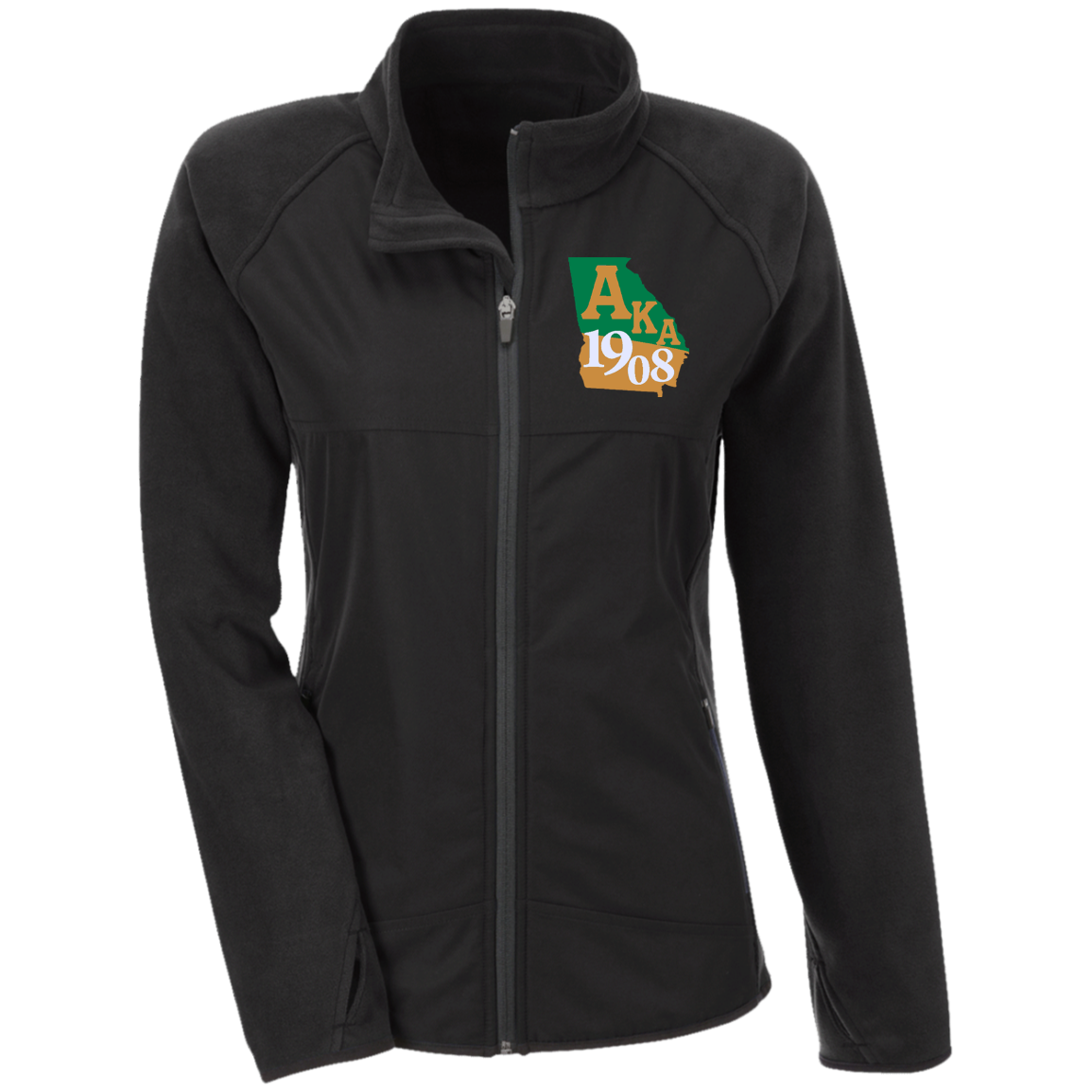 Team 365 Ladies' Microfleece with Front Polyester Overlay