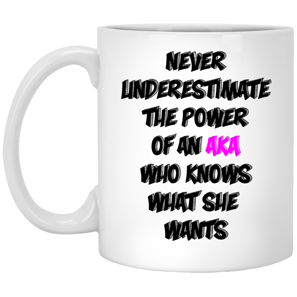 AKA Power 11 oz. White Mug