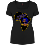 African Sgrho Perfect Scoop Neck Tee