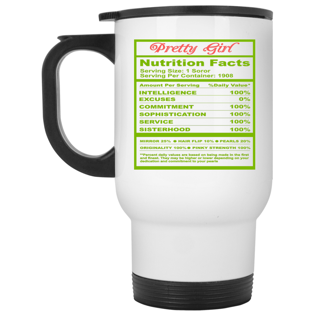 AKA Nutrition White Travel Mug