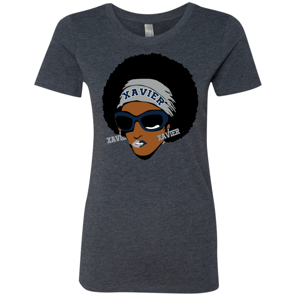 Xavier Afro Fitted Triblend T-Shirt