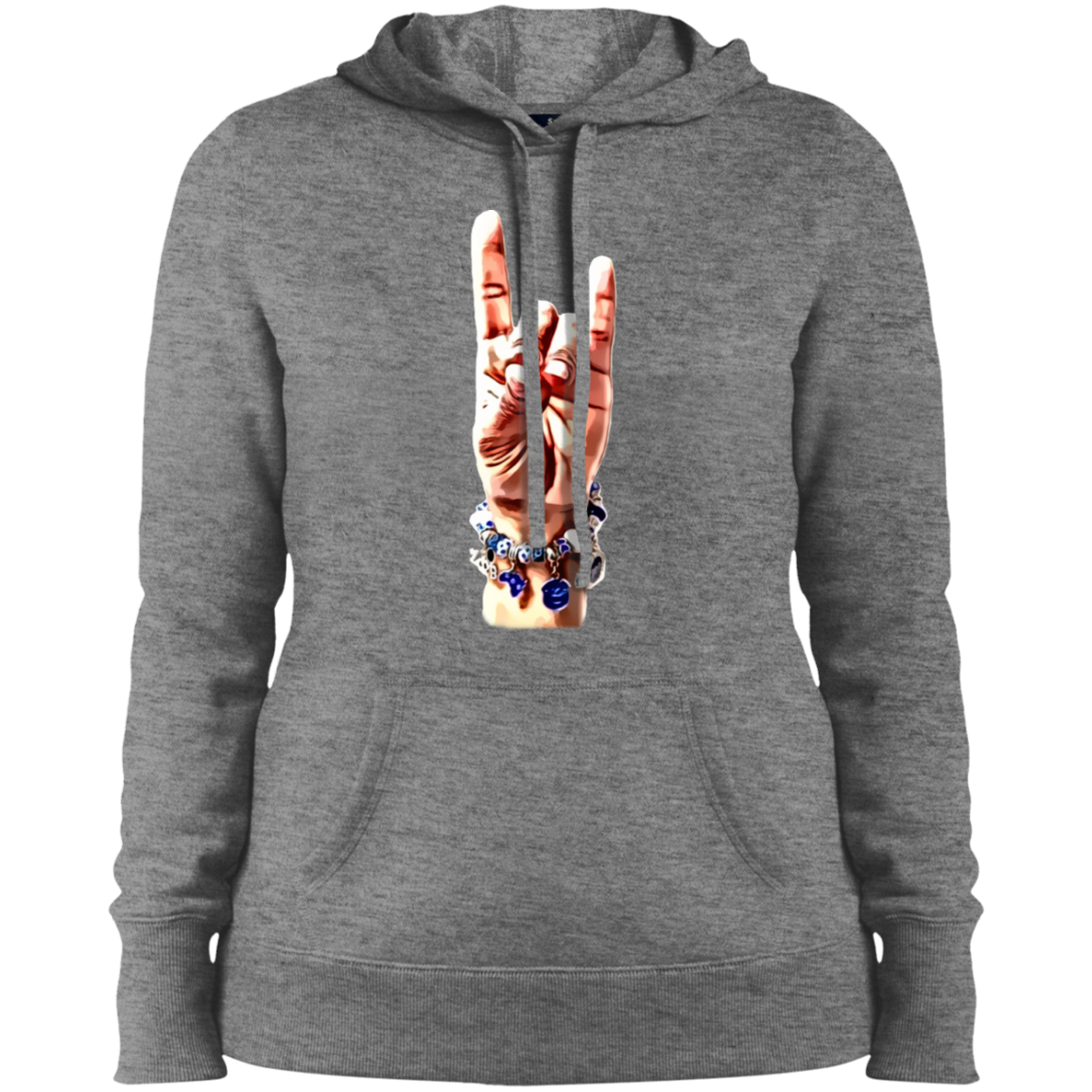 1920 Art Hand Pullover Hooded Sweatshirt