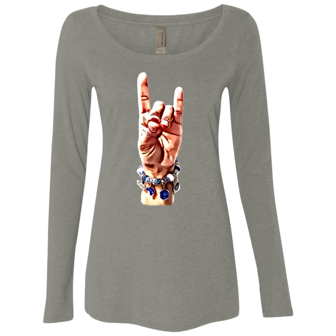 1920 Art Hand Ladies' Triblend LS Scoop