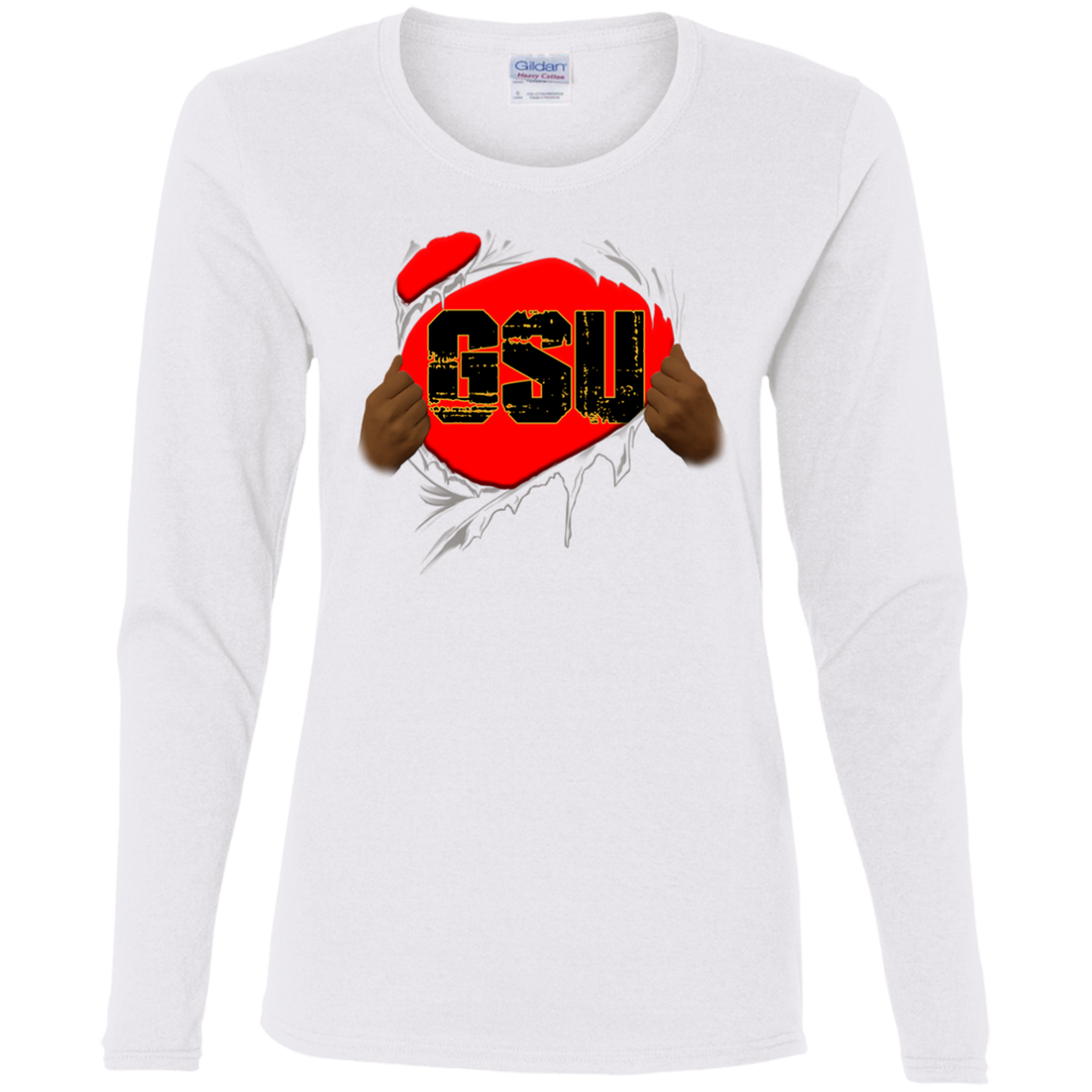 GSU Ripped LS T-Shirt