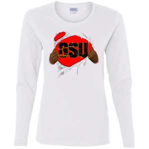 GSU Ripped LS T-Shirt