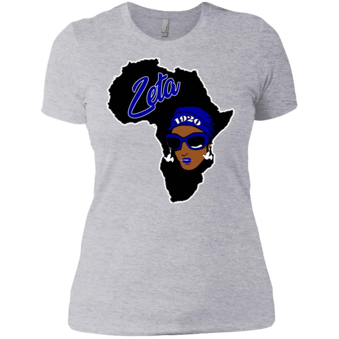 African Zeta Ladies' Boyfriend T-Shirt