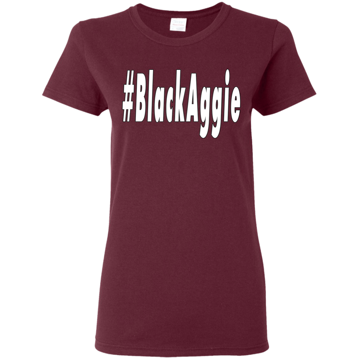 Black Aggie Women's Cut Regular Fit