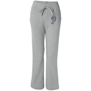 G184FL Gildan Women's Open Bottom Sweatpants with Pockets