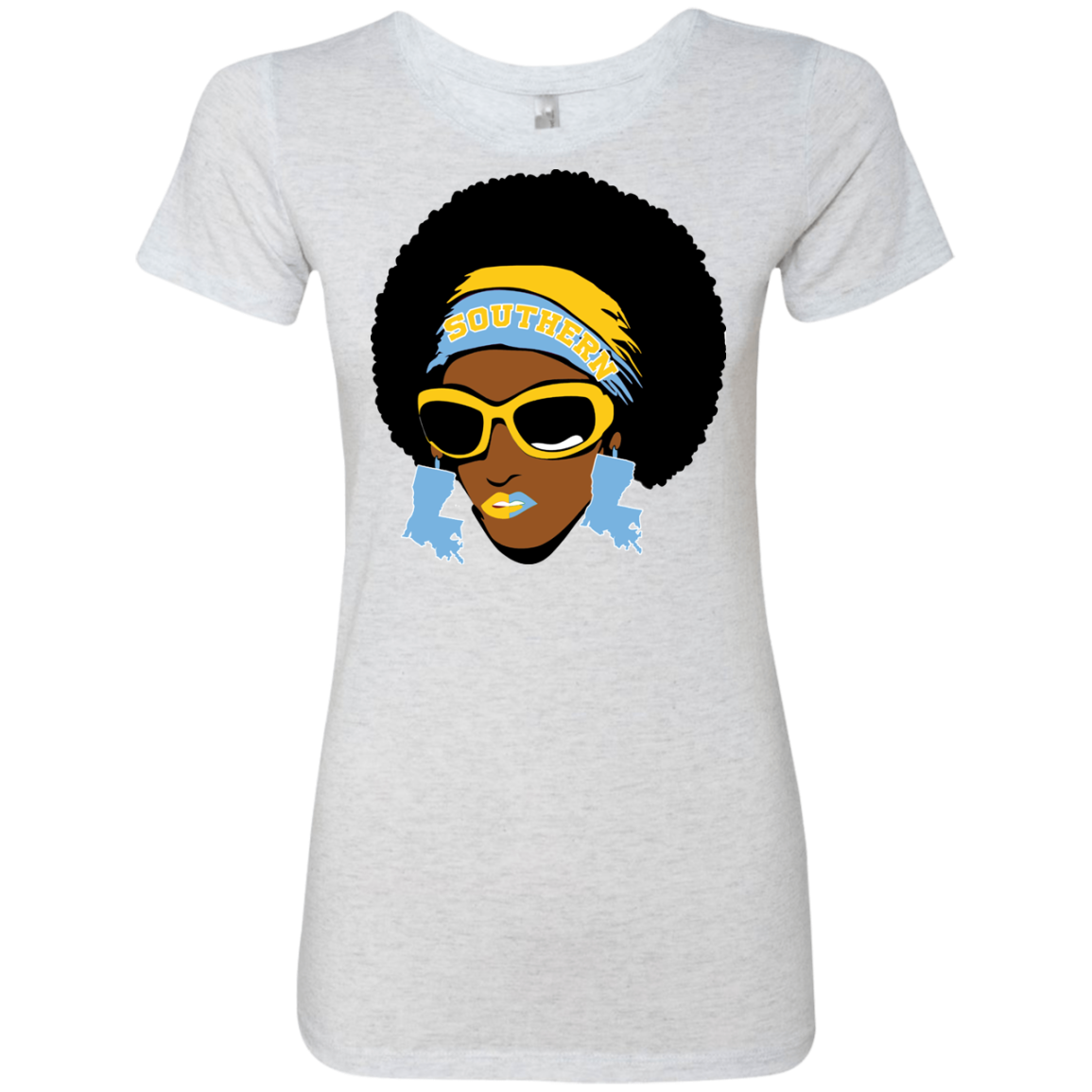 Southern Afro Triblend T-Shirt