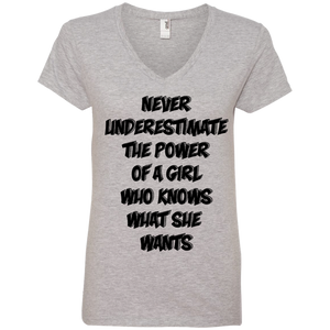 Girl Power V-Neck T-Shirt