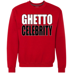 Ghetto Celebrity Heavyweight Crewneck Sweatshirt 9 oz.