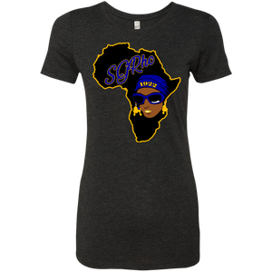 African Sgrho Ladies' Triblend T-Shirt Very