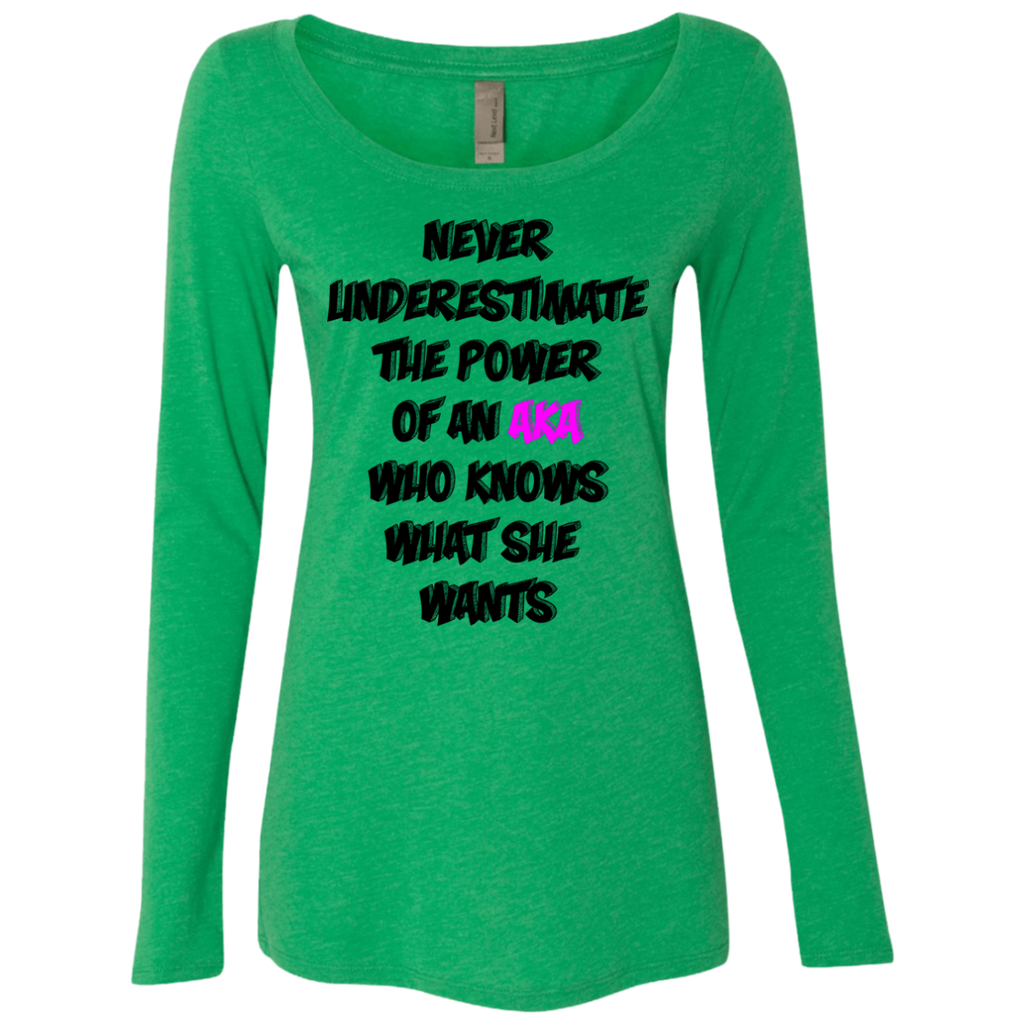 NL6731 Next Level Ladies' Triblend LS Scoop