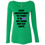 NL6731 Next Level Ladies' Triblend LS Scoop