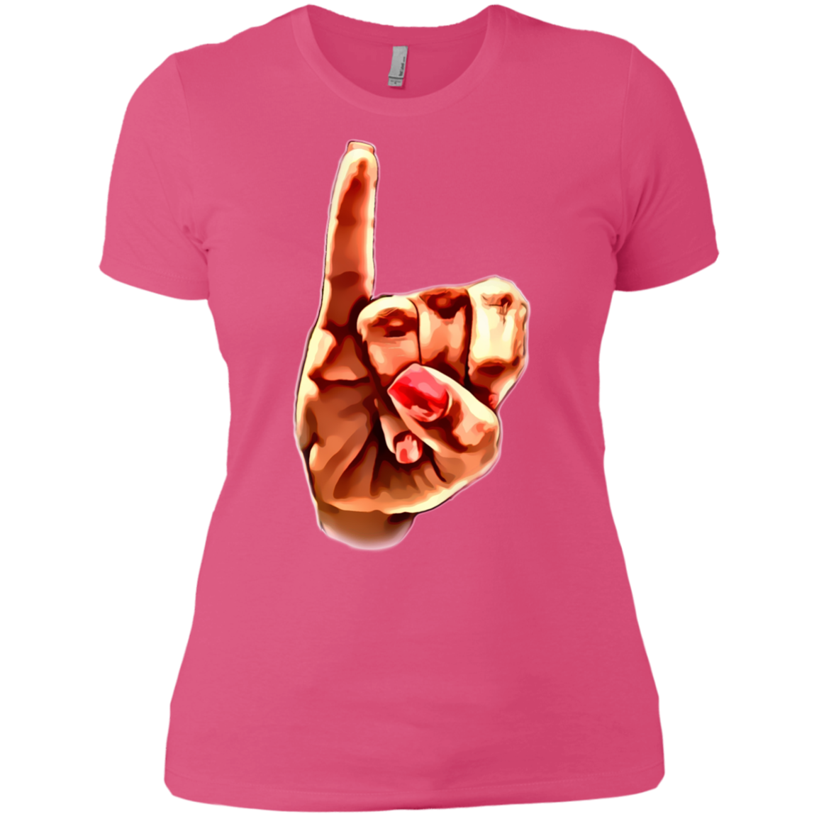 AKA Pinky Up Ladies' Boyfriend T-Shirt