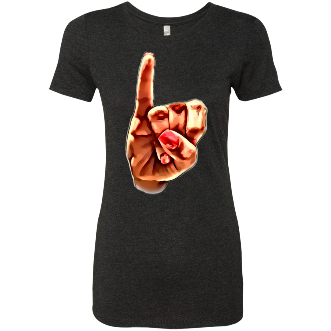 AKA Pinky Up Ladies' Triblend T-Shirt