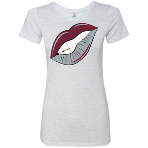 TSU Lips Triblend T-Shirt
