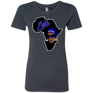 African Zeta Ladies' Triblend T-Shirt Very