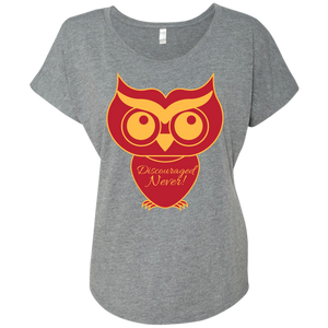 Owl Triblend Dolman Sleeve