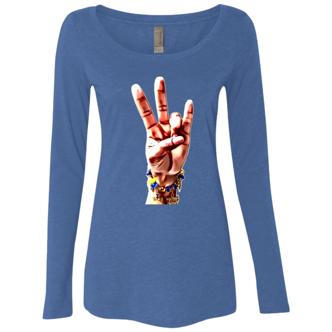 SGRHO Hand Ladies' Triblend LS Scoop