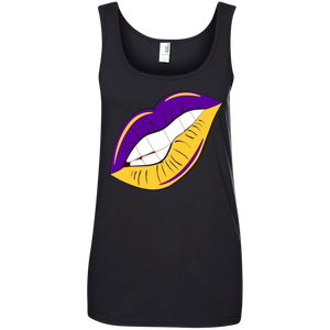 Purple and Gold Women's Tank Top
