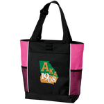 Personalized Colorblock Tote Bag