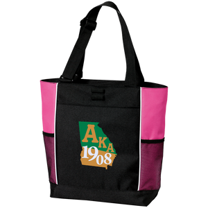 Personalized Colorblock Tote Bag