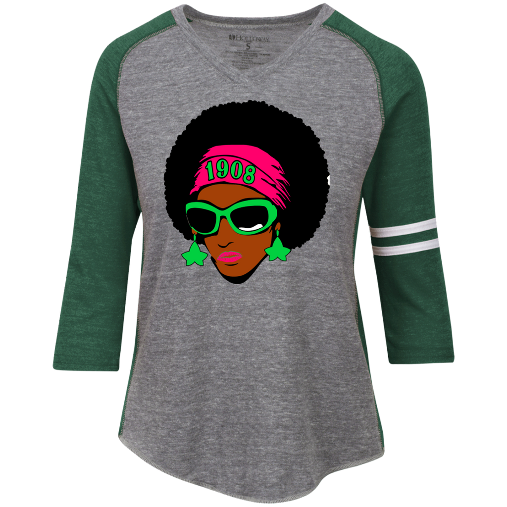 Ladies' Vintage V-neck Shirt